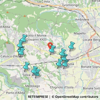 Mappa Via Giudici Borsellino-Falcone, 24039 Sotto il Monte Giovanni XXIII BG, Italia (2.10538)