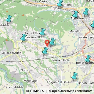 Mappa Via Giudici Borsellino-Falcone, 24039 Sotto il Monte Giovanni XXIII BG, Italia (2.93182)