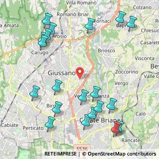 Mappa Piazza Luigi Cadorna, 20833 Giussano MB, Italia (2.6775)