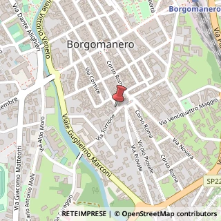 Mappa Via dei Mille, 64, 28021 Borgomanero, Novara (Piemonte)