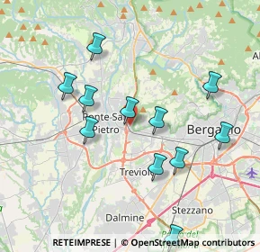 Mappa Via Pietro Mascagni, 24030 Mozzo BG, Italia (3.82273)