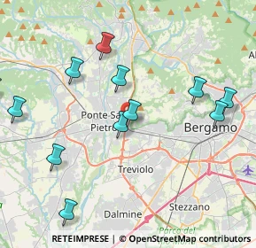 Mappa Via Pietro Mascagni, 24030 Mozzo BG, Italia (4.59167)