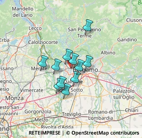 Mappa Via Vittorio Emanuele II, 24036 Ponte San Pietro BG, Italia (8.66273)