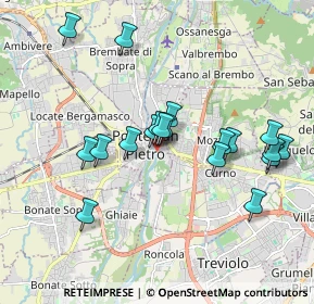 Mappa Via Vittorio Emanuele II, 24036 Ponte San Pietro BG, Italia (1.72105)