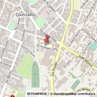 Mappa Via Caimi, 5, 20833 Giussano, Monza e Brianza (Lombardia)