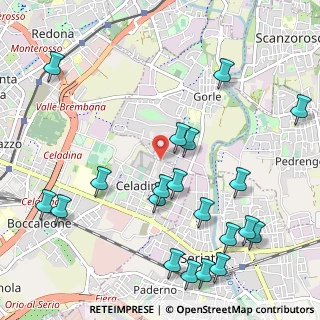 Mappa Via Daste e Spalenga, 24020 Gorle BG, Italia (1.287)