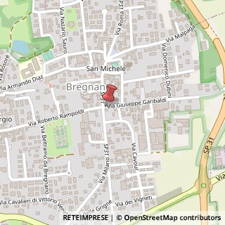 Mappa Via Giuseppe Garibaldi, 4, 22070 Bregnano, Como (Lombardia)