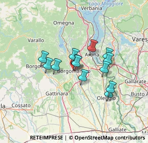 Mappa Via XX Settembre, 28021 Borgomanero NO, Italia (9.93462)