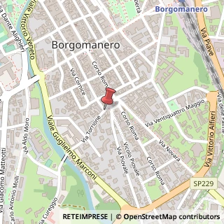 Mappa Via Torrione, 12, 28021 Borgomanero, Novara (Piemonte)