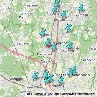 Mappa Via Goffredo Mameli, 21044 Cavaria Con Premezzo VA, Italia (2.57063)