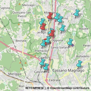 Mappa Via Goffredo Mameli, 21044 Cavaria Con Premezzo VA, Italia (1.89)