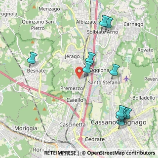 Mappa Via Goffredo Mameli, 21044 Cavaria Con Premezzo VA, Italia (2.52818)