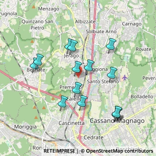 Mappa Via Goffredo Mameli, 21044 Cavaria Con Premezzo VA, Italia (1.89429)