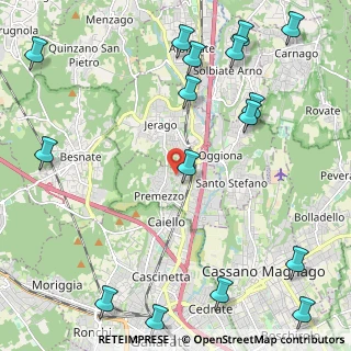 Mappa Via Goffredo Mameli, 21044 Cavaria Con Premezzo VA, Italia (3.075)