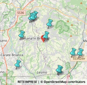 Mappa Via Chioso, 23880 Casatenovo LC, Italia (4.68273)