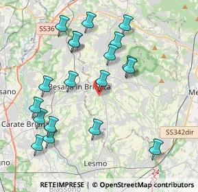 Mappa Via Chioso, 23880 Casatenovo LC, Italia (4.22737)