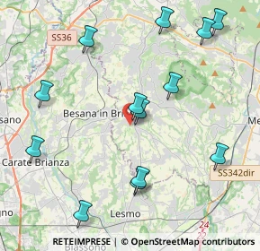 Mappa Via Chioso, 23880 Casatenovo LC, Italia (4.64538)