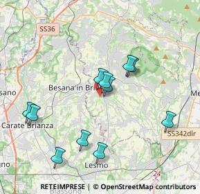 Mappa Via Chioso, 23880 Casatenovo LC, Italia (3.66545)