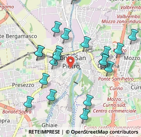 Mappa Via M. O. Enrico Rampinelli, 24036 Ponte San Pietro BG, Italia (1.0235)