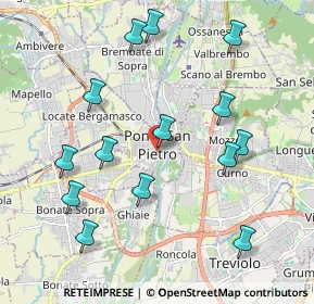 Mappa Via M. O. Enrico Rampinelli, 24036 Ponte San Pietro BG, Italia (2.14143)