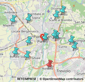 Mappa Via M. O. Enrico Rampinelli, 24036 Ponte San Pietro BG, Italia (2.11538)