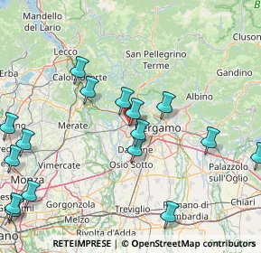 Mappa Via M. O. Enrico Rampinelli, 24036 Ponte San Pietro BG, Italia (20.145)