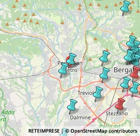 Mappa Via M. O. Enrico Rampinelli, 24036 Ponte San Pietro BG, Italia (5.994)