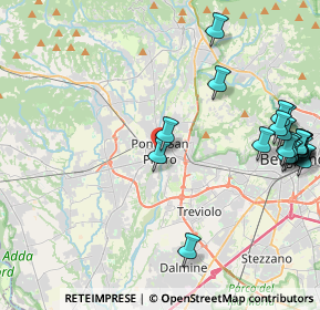 Mappa Via M. O. Enrico Rampinelli, 24036 Ponte San Pietro BG, Italia (5.332)