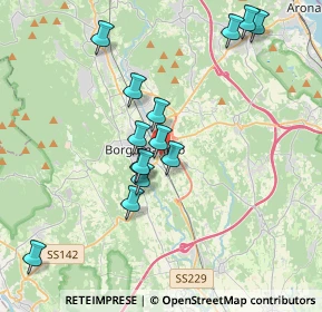 Mappa Viale Pio X, 28021 Borgomanero NO, Italia (3.575)