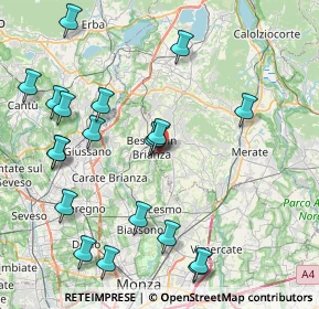Mappa Via Enrico Fermi, 23880 Casatenovo LC, Italia (9.308)