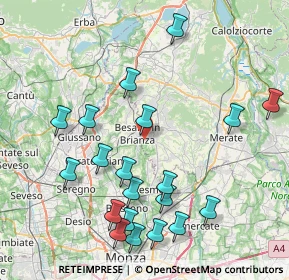 Mappa Via Don Carlo Gnocchi, 23880 Casatenovo LC, Italia (8.971)