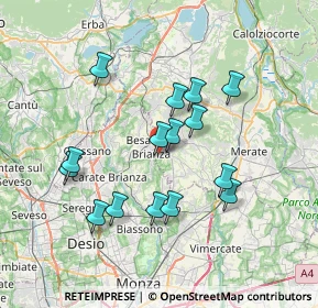Mappa Via Enrico Fermi, 23880 Casatenovo LC, Italia (6.538)
