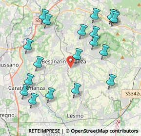 Mappa Via Don Carlo Gnocchi, 23880 Casatenovo LC, Italia (4.70842)