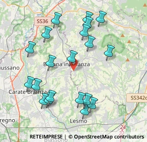 Mappa Via Don Carlo Gnocchi, 23880 Casatenovo LC, Italia (4.2155)