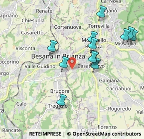 Mappa Via Enrico Fermi, 23880 Casatenovo LC, Italia (1.91)