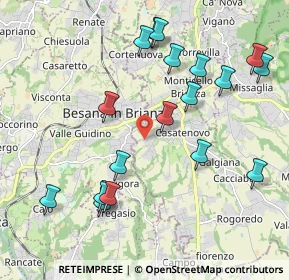 Mappa Via Enrico Fermi, 23880 Casatenovo LC, Italia (2.18056)