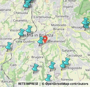 Mappa Via Enrico Fermi, 23880 Casatenovo LC, Italia (2.93938)