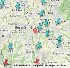 Mappa Via Enrico Fermi, 23880 Casatenovo LC, Italia (2.72)