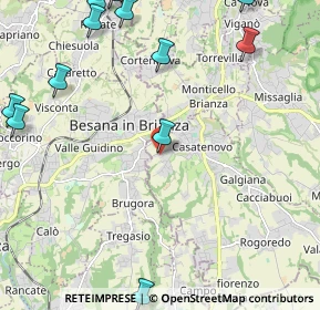 Mappa Via Don Carlo Gnocchi, 23880 Casatenovo LC, Italia (3.11923)