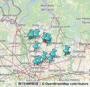 Mappa Via Don Carlo Gnocchi, 23880 Casatenovo LC, Italia (10.45214)