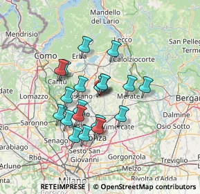 Mappa Via Enrico Fermi, 23880 Casatenovo LC, Italia (10.904)