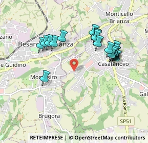 Mappa Via Don Carlo Gnocchi, 23880 Casatenovo LC, Italia (0.9335)