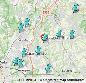Mappa Via Don Dionigi Clerici, 20842 Besana in Brianza MB, Italia (4.83083)