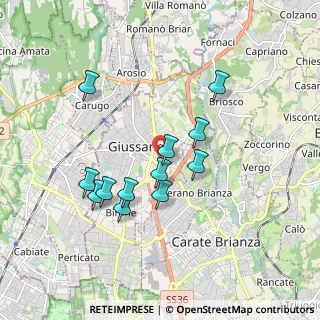 Mappa Via Don Pifferi, 20833 Giussano MB, Italia (1.60333)