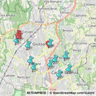 Mappa Via Don Pifferi, 20833 Giussano MB, Italia (2.2175)