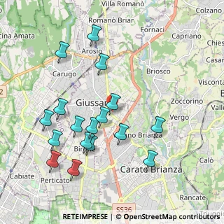 Mappa Via Don Pifferi, 20833 Giussano MB, Italia (2.04294)