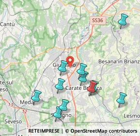 Mappa Via Don Pifferi, 20833 Giussano MB, Italia (4.28)