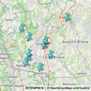 Mappa Via Don Pifferi, 20833 Giussano MB, Italia (3.51727)