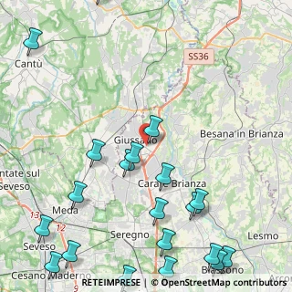 Mappa Via Don Pifferi, 20833 Giussano MB, Italia (6.226)