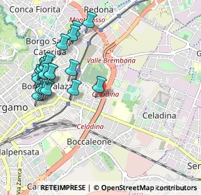 Mappa Via San Gottardo, 24125 Bergamo BG, Italia (1.0645)